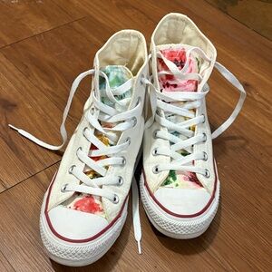 Colorful High-Top Sneakers